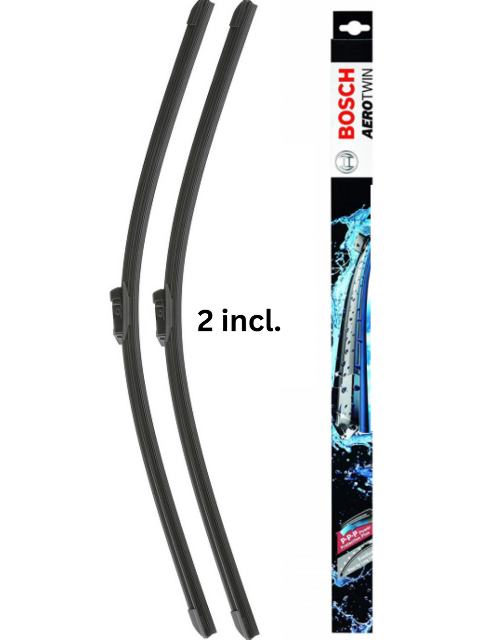 Ensemble essuie-glaces Bosch Aerotwin 3397001359 wiper blade kit - Mercedes 300SD/300SE/400SE/400SEL/600SEC/600SEL/600SL 1992-1993, 500SEC/500SEL 1984-1993, CL500/CL600 1998-1999, S320/S350/S420/S500/S600 1994-1997